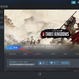 《全面战争：三国》点击下载游戏为什么速度很慢？